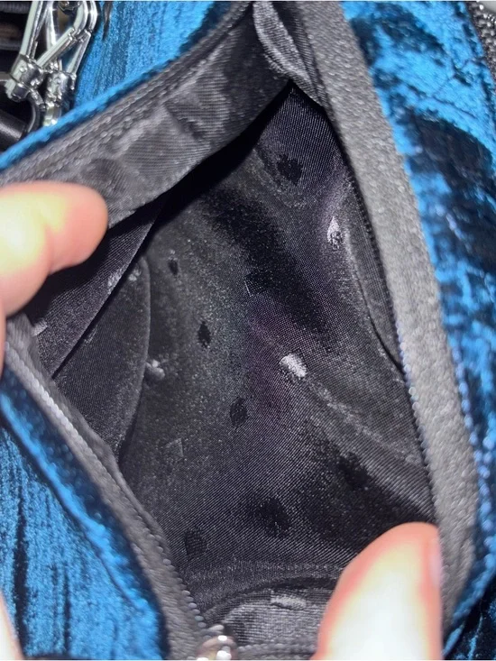 Kate Spade New York Briar Lane quilted crushed velvet mini convertible backpack - Picture 7 of 8